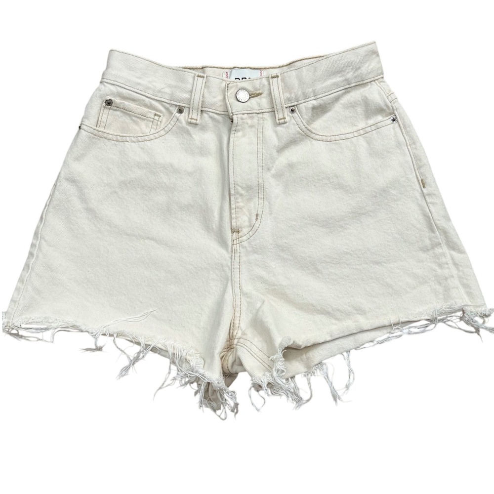BDG Urban Outfitters A-Line Denim Shorts Women Size 28 Cream 
Casual Boho Edgy